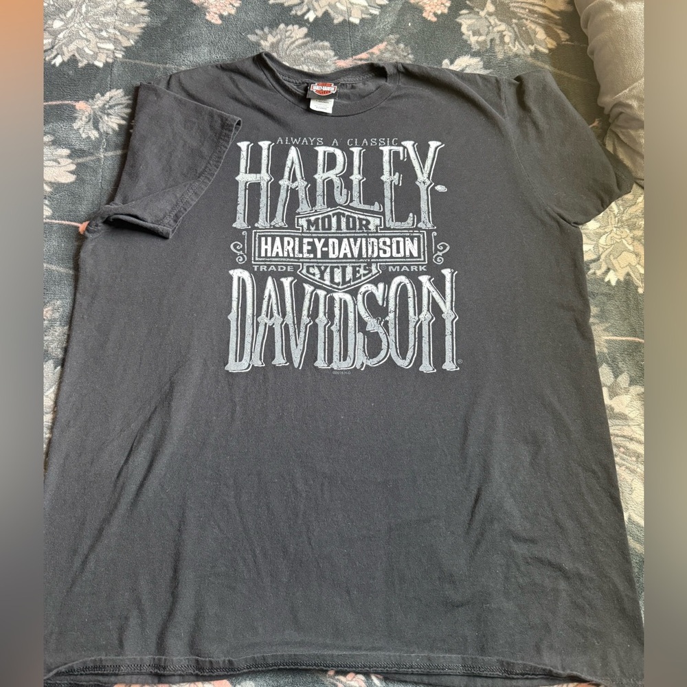Harley-Davidson Gray Graphic Tee